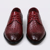 Textured Leather Lace-Up Shoe for Men
