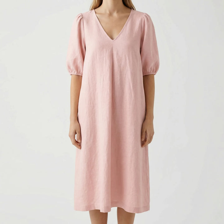 Driftella - Midi Length Relaxed Silhouette Dress