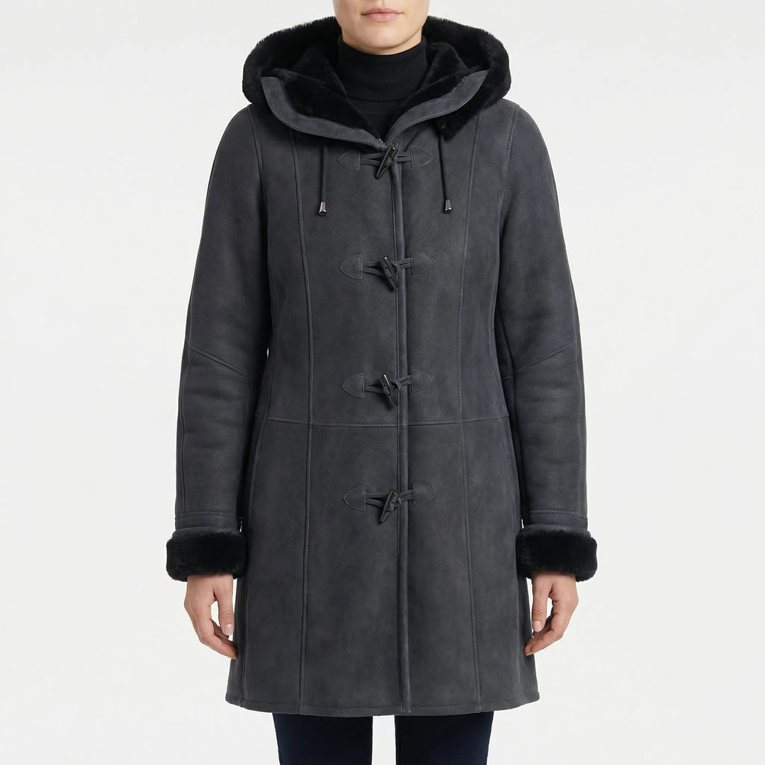 Duffelux - Hooded Toggle-Closure Duffle Coat
