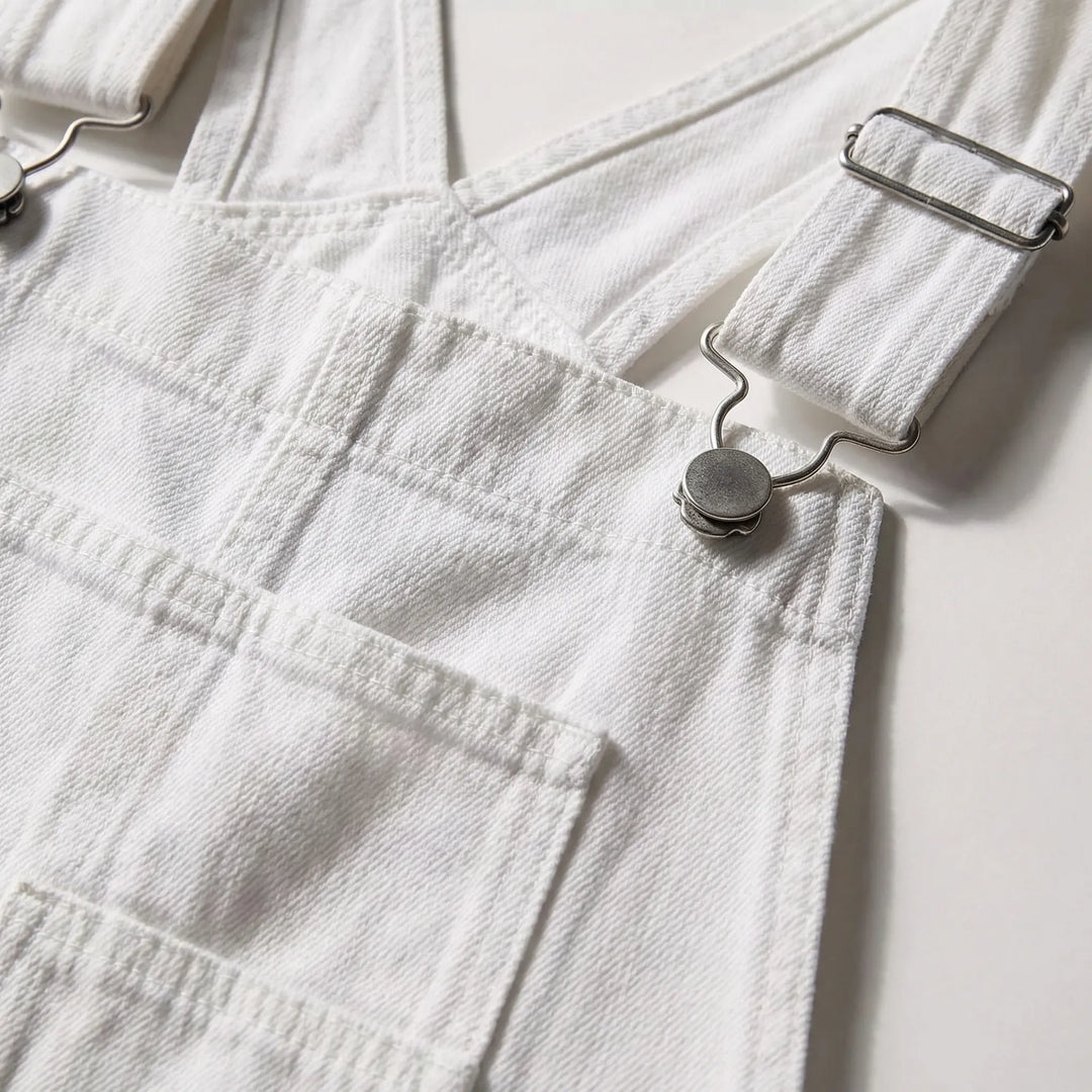 Dunaway - Relaxed Fit Denim Bib Overalls