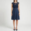 Lace Bodice Sleeveless Mini Dress