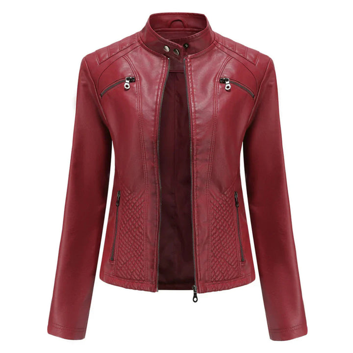 Classic Biker Design Coat for Women