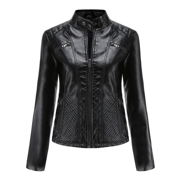 Classic Biker Design Coat for Women