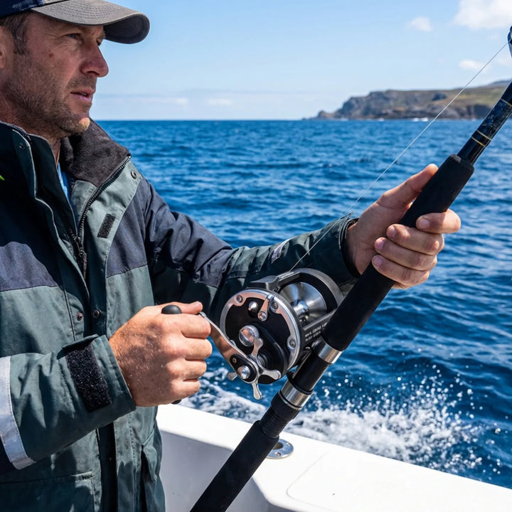 Round Frame Saltwater Baitcasting Reel