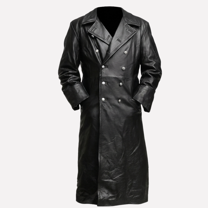 Leather Trench Coat for Women