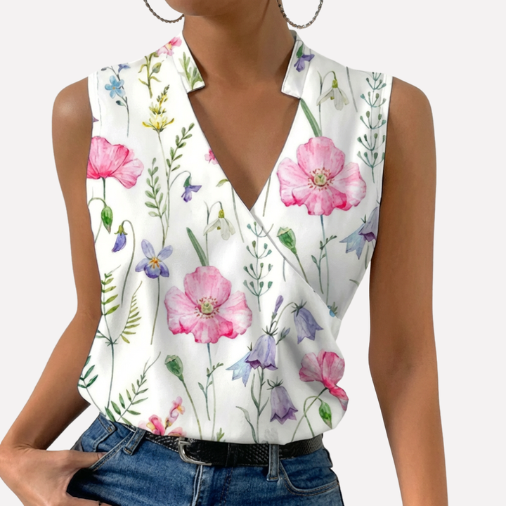 Airy V-Neck Blouse for Women