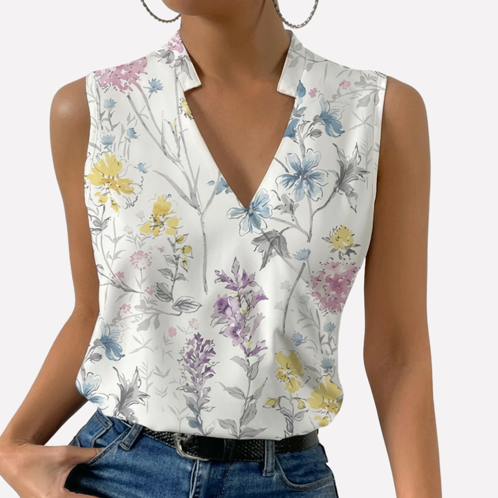 Airy V-Neck Blouse for Women