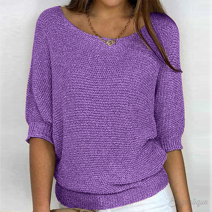 Solid Casual Oversize Sweater for Women