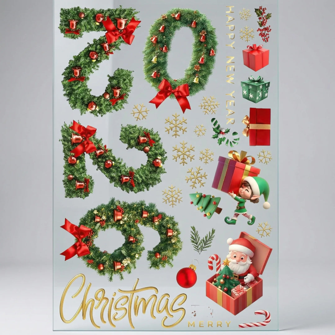 Festivrix - Large-Format Holiday Window Sticker