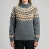 Nordic Fair Isle Patterned Pullover Sweater for Women