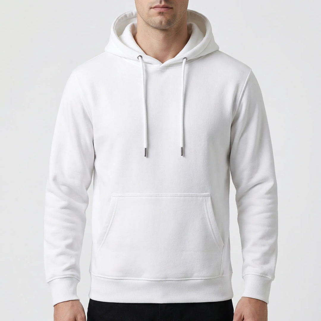 Fleexton - Fleece-Lined Pullover Hoodie For Men