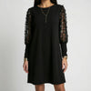 Floral Lace Sleeve Mini Dress