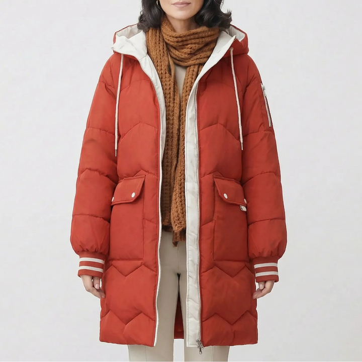 Frostova - Insulated Hooded Long Parka Coat