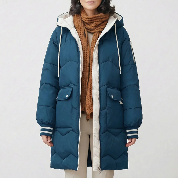 Frostova - Insulated Hooded Long Parka Coat