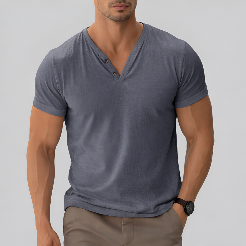 Classic V-Neck Shirt for Men