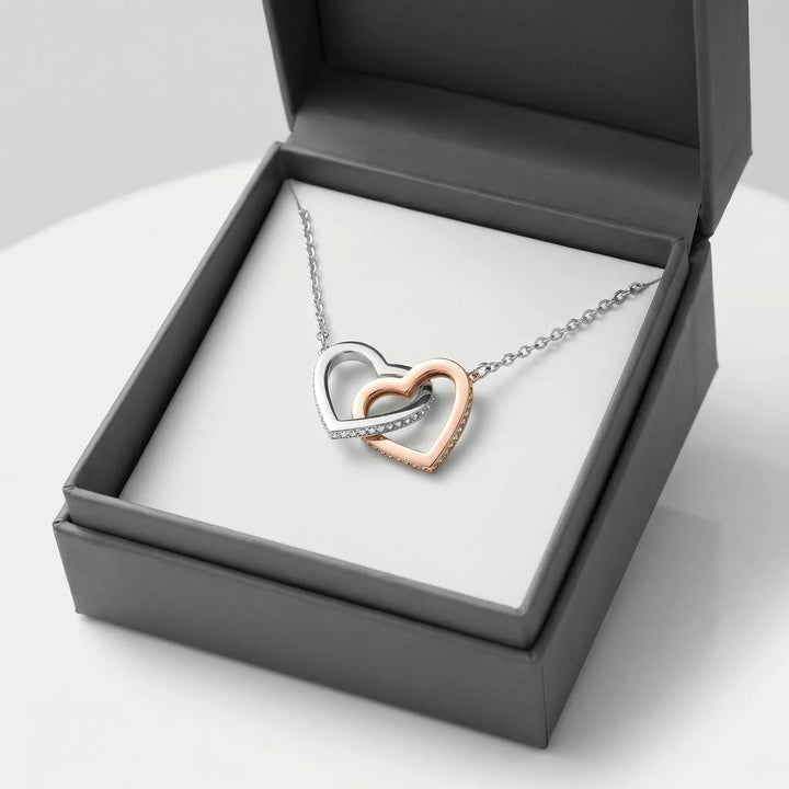 Heartlinq - Interlocking Hearts Pendant Necklace
