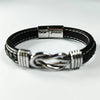 Infinity Charm Braided Wrist Bracelet