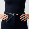 Slim Knotted Bow Waist Belt
