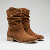 Low Block Heel Slouch Ankle Boot for Women