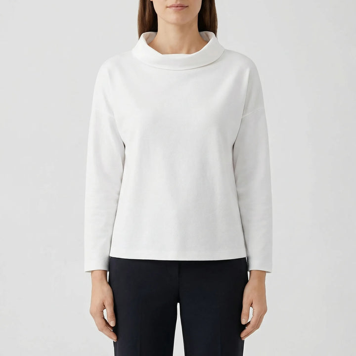 Lapelux - Half Turtleneck Relaxed Fit Top