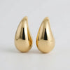 Polished Teardrop Stud Earrings
