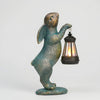 Standing Rabbit Statue With Lantern