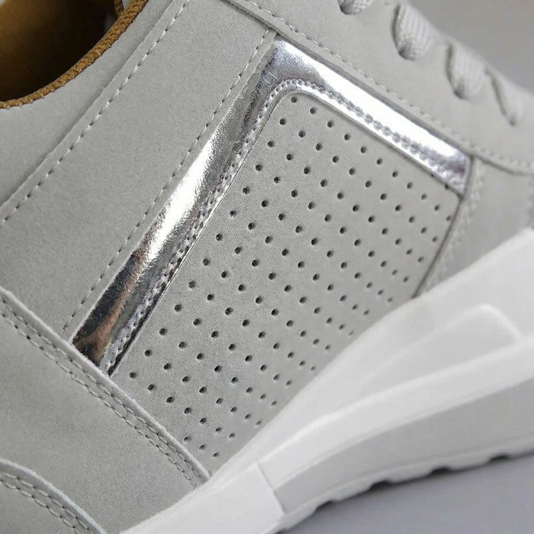Lunivex - Wedge Sneaker With Lace-Up Closure