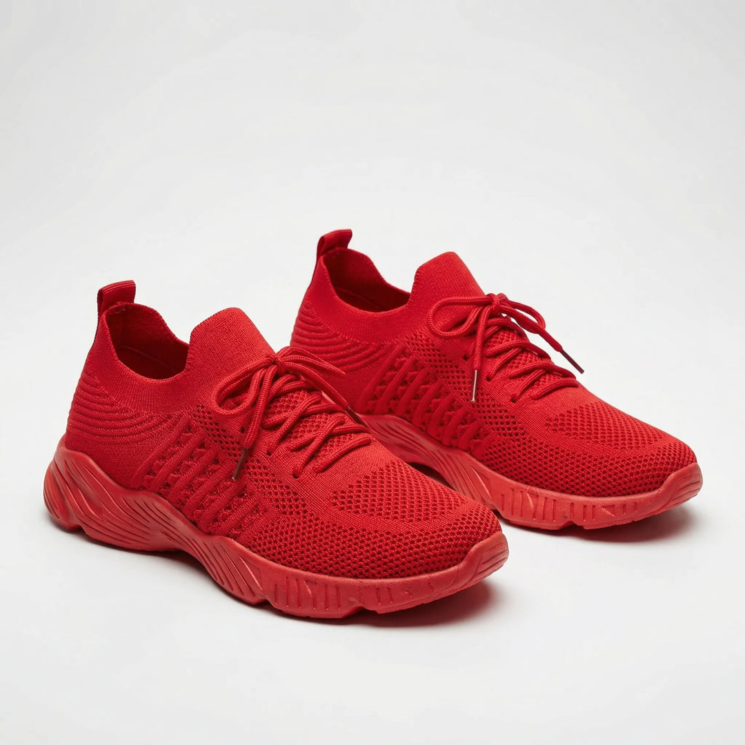 Lyvora - Breathable Lace-Up Knit Sneaker