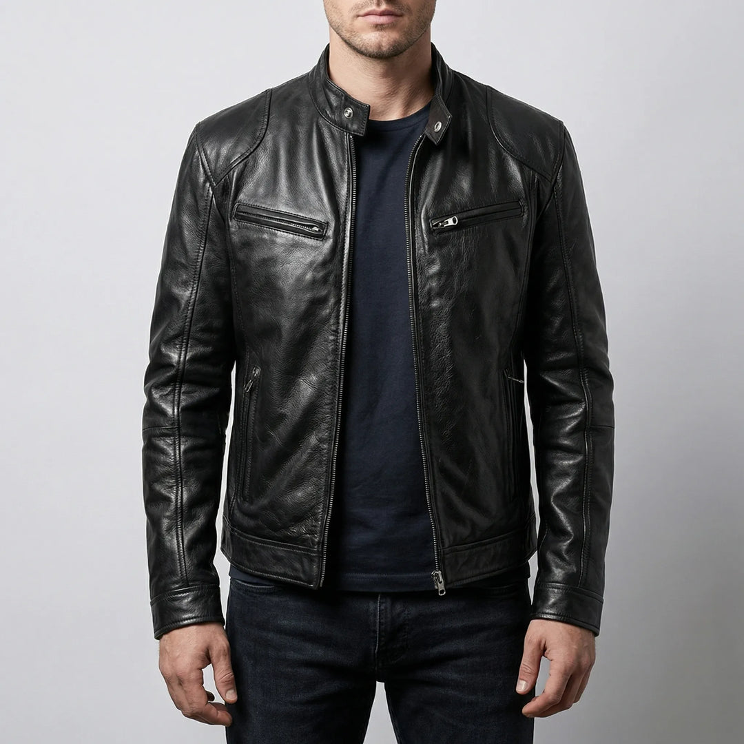 Maverik - Classic Zip-Up Moto-Style Jacket