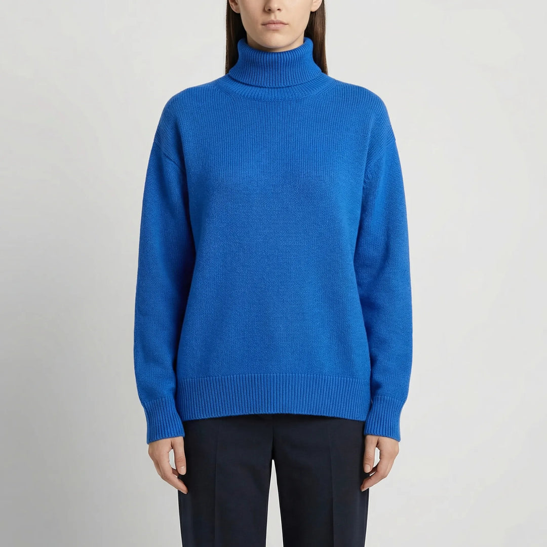 Neckura - Ribbed Rollneck Knit Sweater