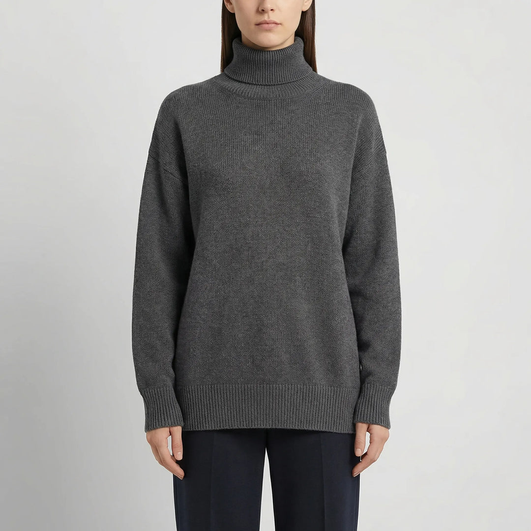 Neckura - Ribbed Rollneck Knit Sweater