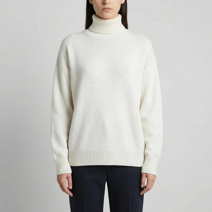 Neckura - Ribbed Rollneck Knit Sweater