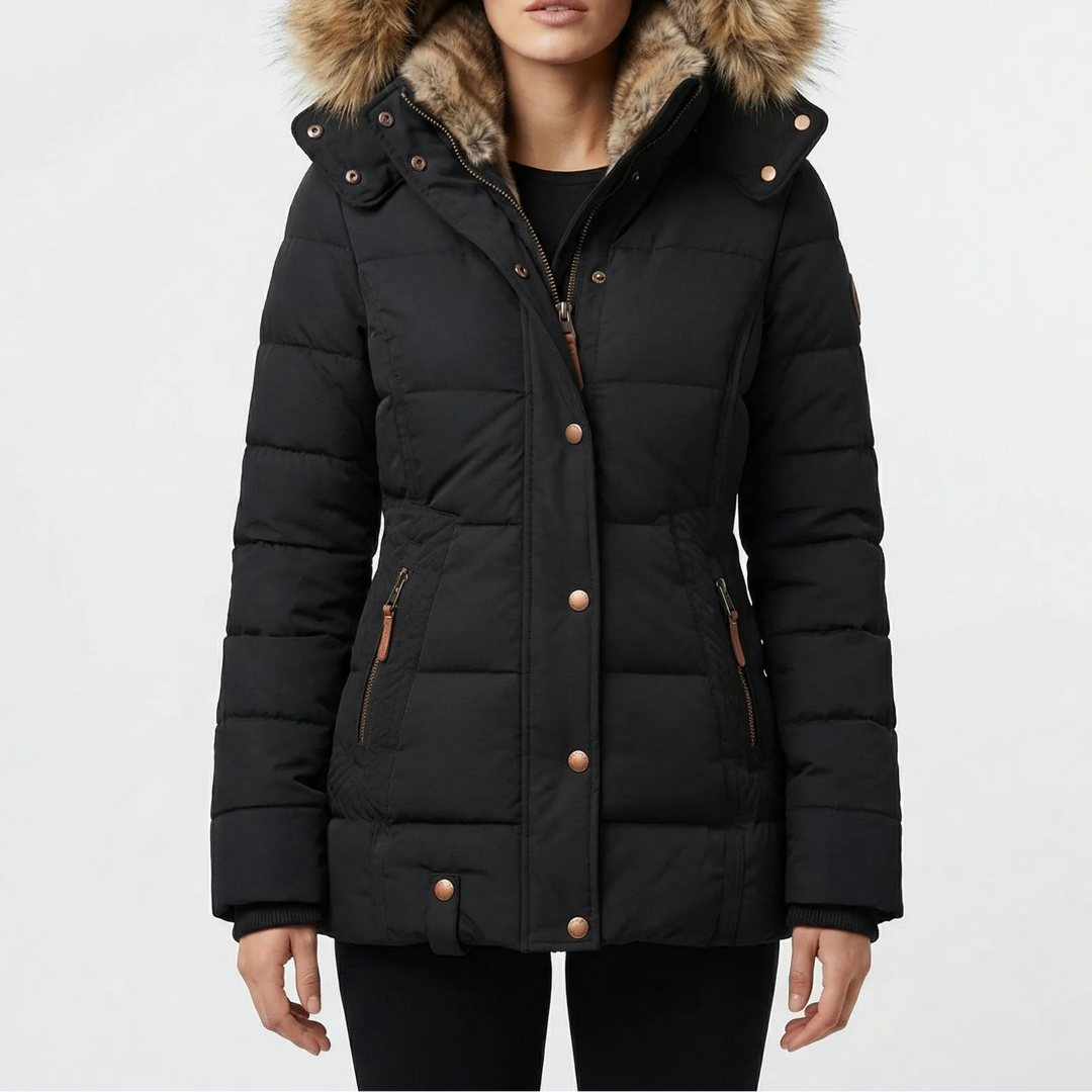 Nordluxe - Hooded Padded Women's Winter Jacket