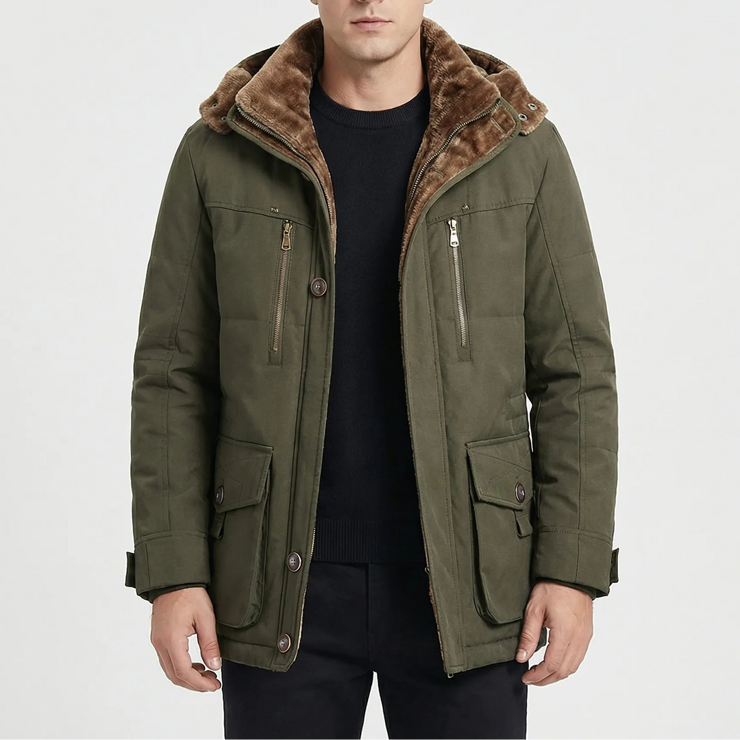Nordrex - Hooded Insulated Men's Winter Coat