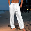 Linen Relaxed Fit Drawstring Trouser for Men