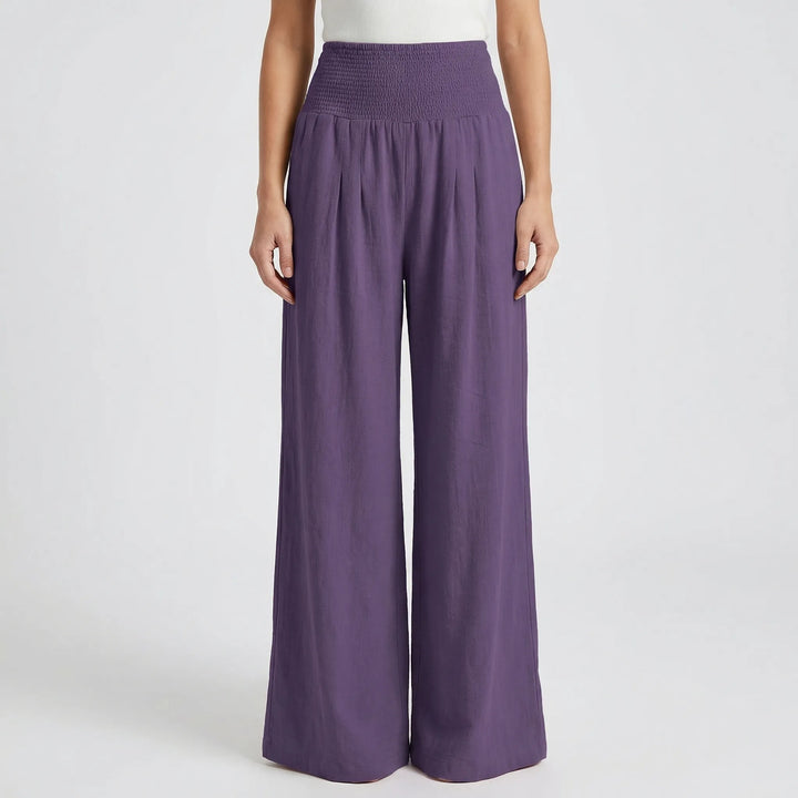 Palazzura - High-Waist Wide-Leg Palazzo Pant