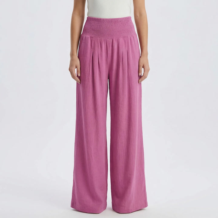 Palazzura - High-Waist Wide-Leg Palazzo Pant