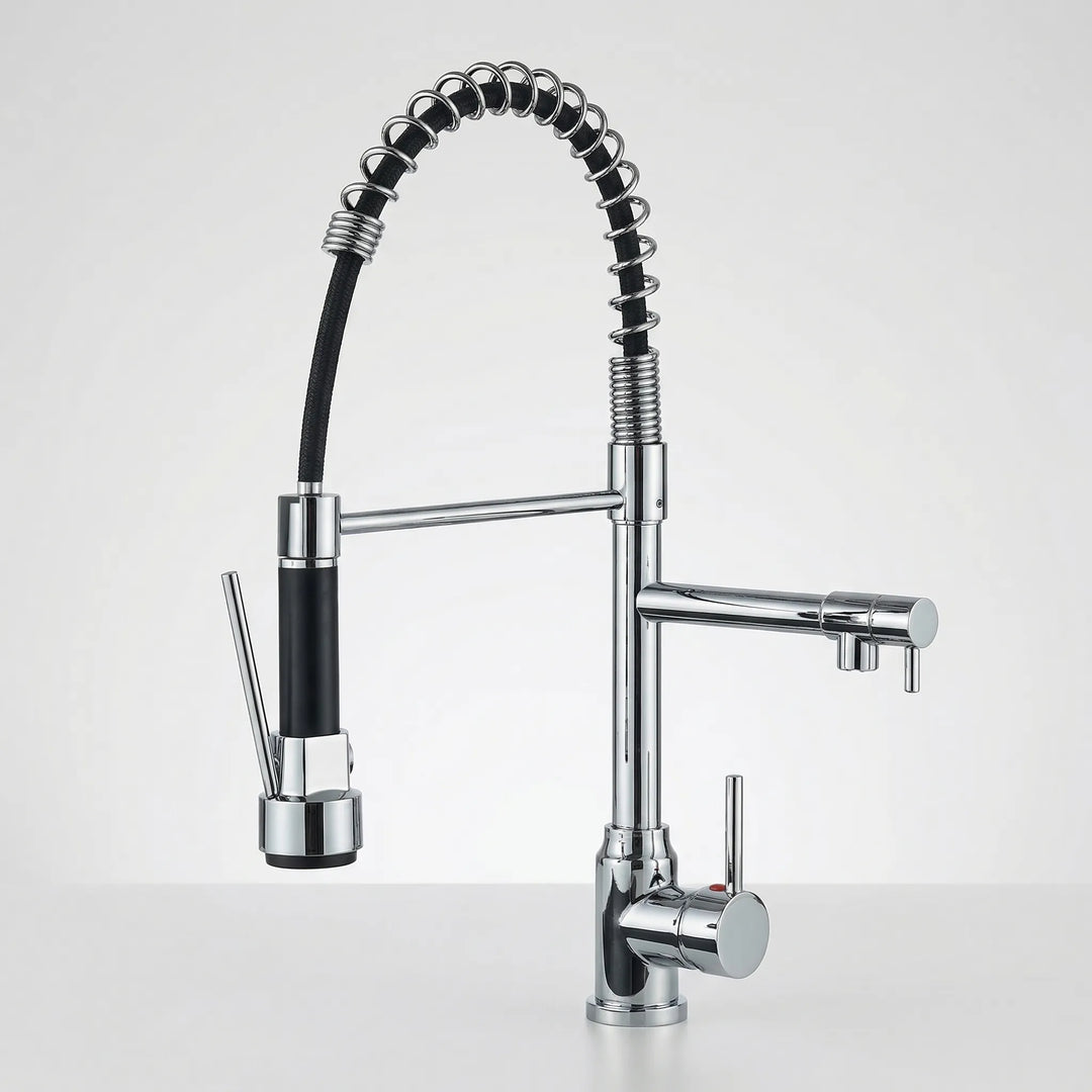Pivotix - 360-Degree Swivel Spring Pull-Down Faucet