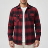 Classic Plaid Long-Sleeve Button-Down Shirt