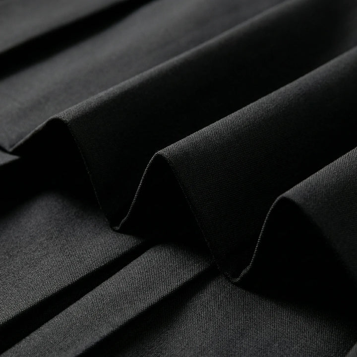 Pleavora - Pleated Mid-Length Casual Skirt