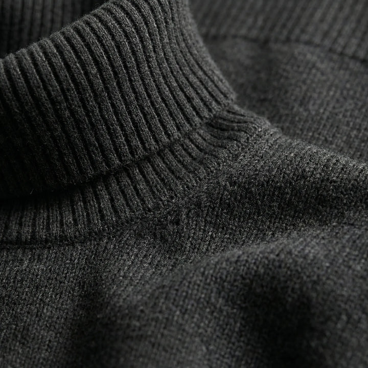 Pullova - Turtleneck Sweater And Wide-Leg Pants Set