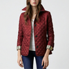 Diamond-Quilted Button-Up Jacket
