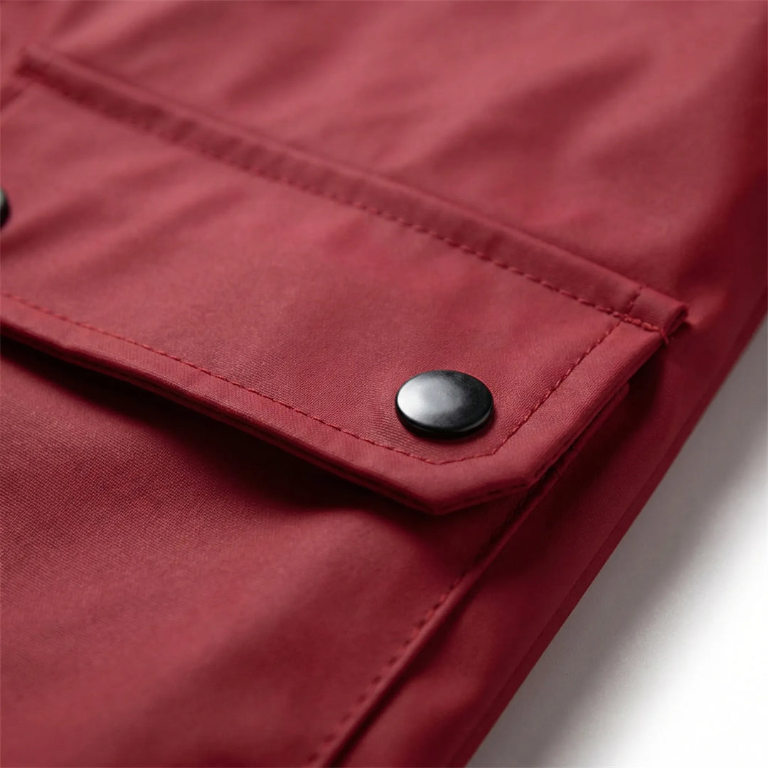 Rainova - Mid-Length Hooded Women's Rain Jacket