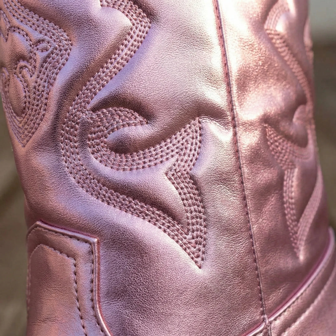 Ranchella - Pointed Toe Western Knee Boot