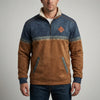 Quarter-Zip Fleece-Lined Sweater for Men