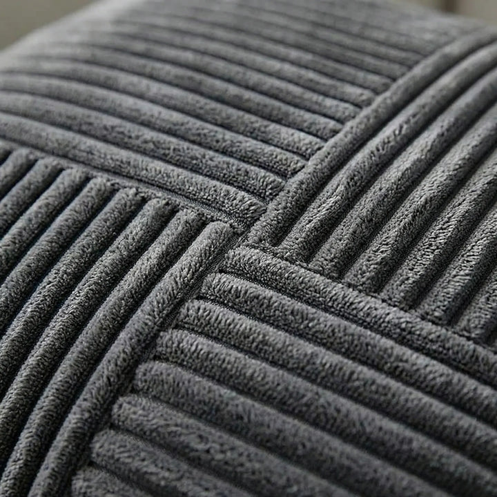 Ribblex - Ribbed Corduroy Square Cushion Cover