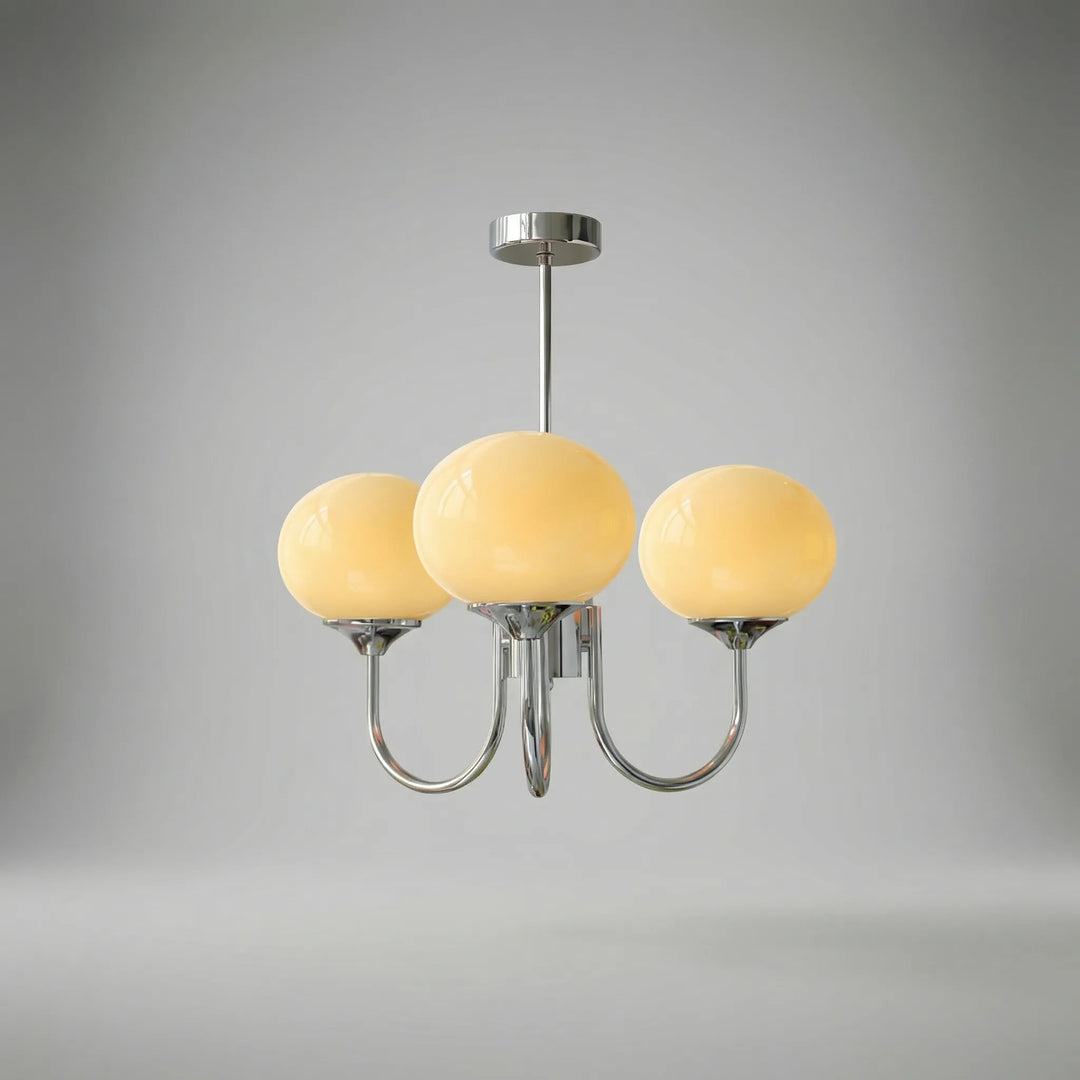 Rosaveil - Multi-Arm Globe Shade Ceiling Chandelier