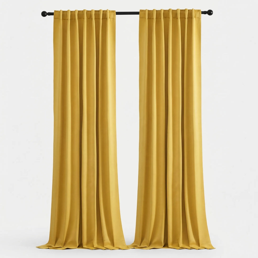 Shadorra - Thermal Blackout Rod Pocket Curtain Panels