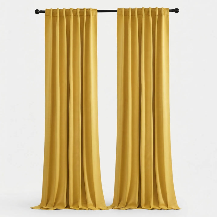 Shadorra - Thermal Blackout Rod Pocket Curtain Panels