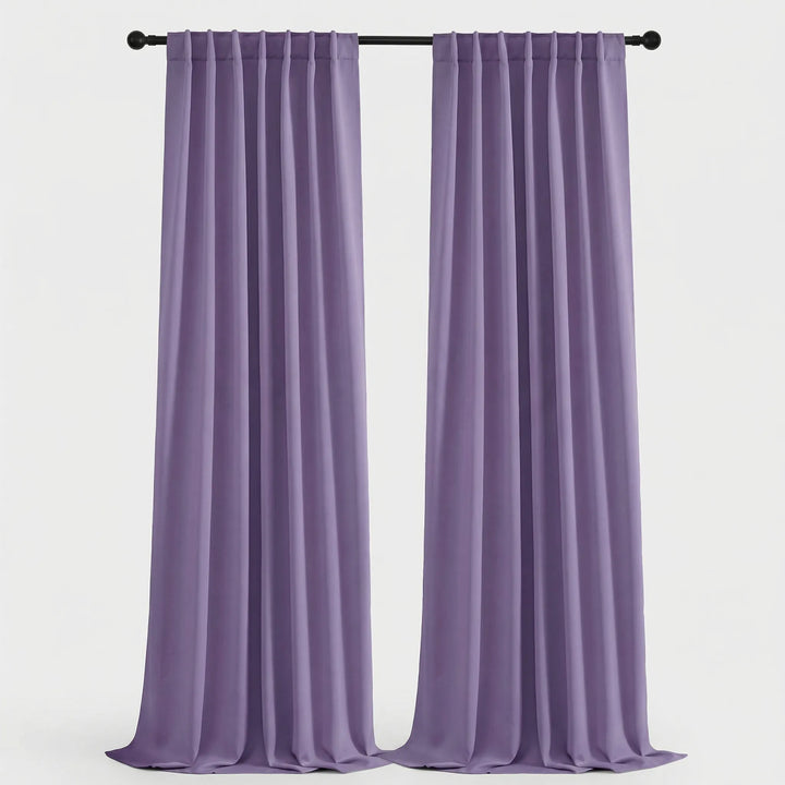 Shadorra - Thermal Blackout Rod Pocket Curtain Panels
